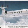 The Gulfstream V series aircraft.
