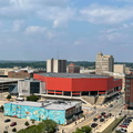Looking toward the Rockford BMO Harris Bank Center(formerly know as Rockford MetroCentre).
