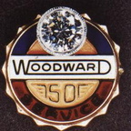 Woodward 50 year worker member service pin.