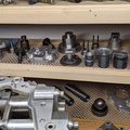 A few obsolete jet engine fuel control components.