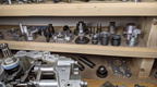 A few obsolete jet engine fuel control components.