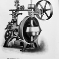 The Woodward Vertical Compensating size D and C type turbine water wheel governor.