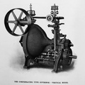 The Woodward Vertical Compensating size D and C type turbine water wheel governor,