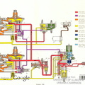A Lucas schematic drawing of a governor fuel control system in a gas turbine engine.