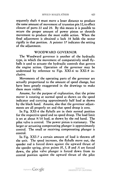 Page 16.  The Woodward type IC diesel engine governor system.