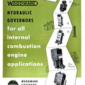 WOODWARD HYDRAULIC GOVERNORS.