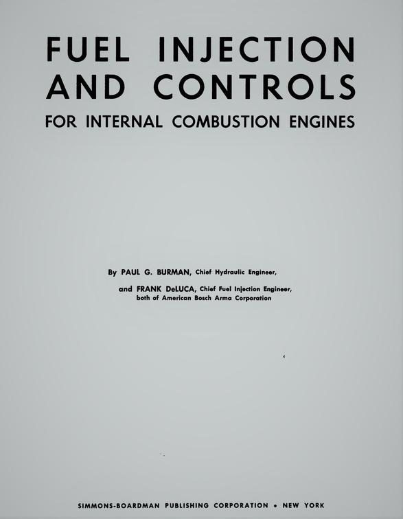 Fuel Injection and Control History.