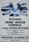 WOODWARD CONTROLS FOR STEAM - WATER POWER - INTERNAL COMBUSTION.