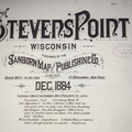 STEVENS POINT, WISCONSIN IN 1884.