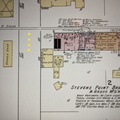 The Stevens Point Brewery Property (yellow dots is Water Street).