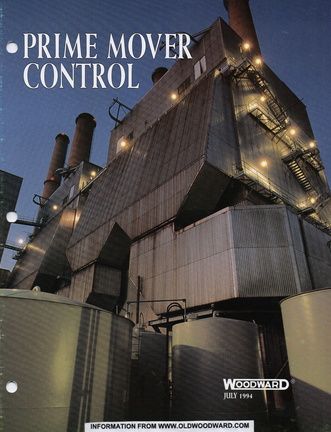 Woodward Governor Company's Prime Mover Control history from July 1994.