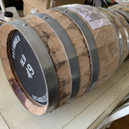1- 31 gallon white oak beer barrel for sale.