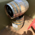 2- 31 gallon white oak beer barrels.