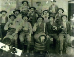 Stevens Point Brewery workers posing for a picture in 1889.