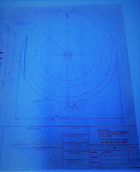 A vintage machine shop manufacturing history project.