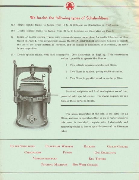 The Stevens Point Brewery's beer filter equipment used over 100 years ago.