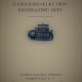 GASOLENE - ELECTRIC GENERATING SETS.