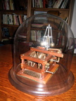 A patent model of the first Amos Woodward Water Wheel Governor from patent number 103,813.