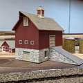 Brad's hobby farm on the model railroad(HO scale-1/87 scale to the real thing).