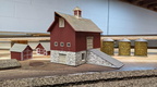 Brad's hobby farm on the model railroad(HO scale-1/87 scale to the real thing).