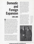 Domestic and Foreign Expansion.  1955-1965