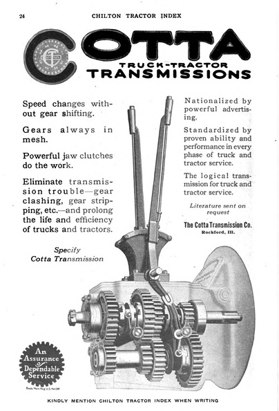 COTTA TRANSMISION COMPANY.