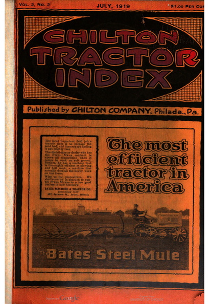 Chilton Tractor Index history.