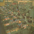  Woodward Governor Company's manufacturing shop floor in Rockford, Ill. circa 1960's.