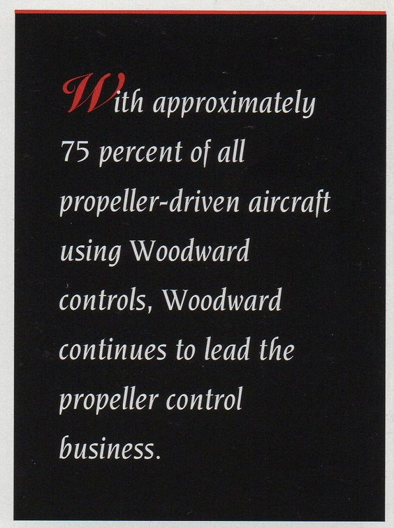 Looking back at the Woodward Company's fuel control governor history.