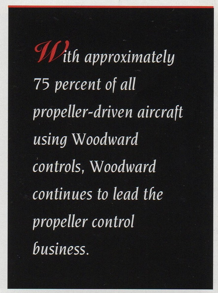 Looking back at the Woodward Company's fuel control governor history.