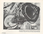 The GE F101 jet engine which is equipped with the Woodward 3055 series fuel control governor system.