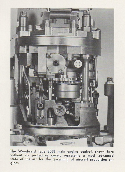 The world's most advanced jet engine fuel control system manufactured by the Woodward Company for the General Electric jet engine for the BI Aircraft.