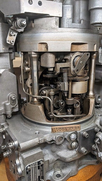 Brad's Woodward type 3556 CFM56-2 jet engine fuel control governor system in the collection.