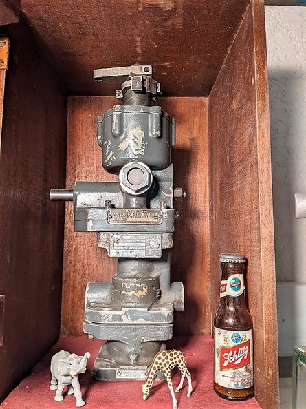 Brad's early Woodward aircraft engine governor in the shipping box.