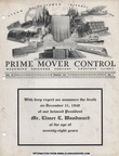 A March 1941 Prime Mover Control Publication. 