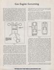 Gas Engine Governing.