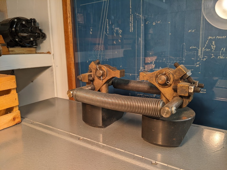 The largest Woodward governor flyweights from a permanent magnet generator(PMG) unit in the collection.