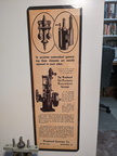 A reproduction 1920's Woodward Hydraulic governor advertisement aluminun sign.