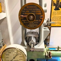 A Woodward HR 2500 ft-lb series gate shaft type governor turbine water wheel gate dial.