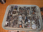 Vintage obsolete Woodward governor components in the collection.