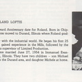 Roland Loftis 1956-1994.  38 years of Woodward Service.