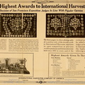 Thirty-six Highest Awards to International Harvester Exhibits.