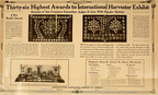 Thirty-six Highest Awards to International Harvester Exhibits.