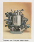 The CFM56-2 jet engine fuel control governor system.