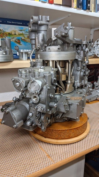 Brad's Woodward CFM56-2 jet engine fuel control governor.   2..jpg