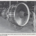 The CFM56-2B high bypass turbofan jet engine.