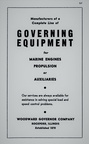 Manufacturers of a Complete Line of GOVERNORING EQUIPMENT.