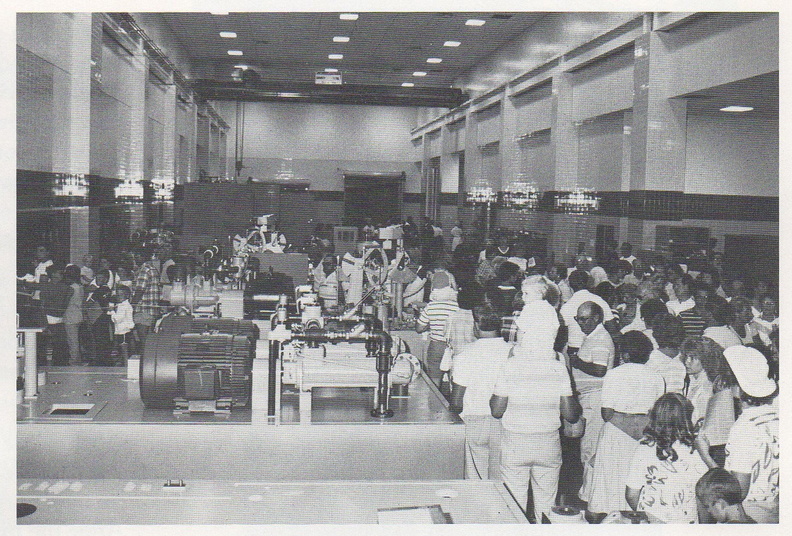 Looking east in the Crane Bay by the Hydro assembly and testing area for the production of massive Woodward cabinet actuator governor units.