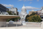 Looking toward the Capitol.