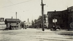 A  view east from the corner of South Blair and Williamson Streets in 1918.